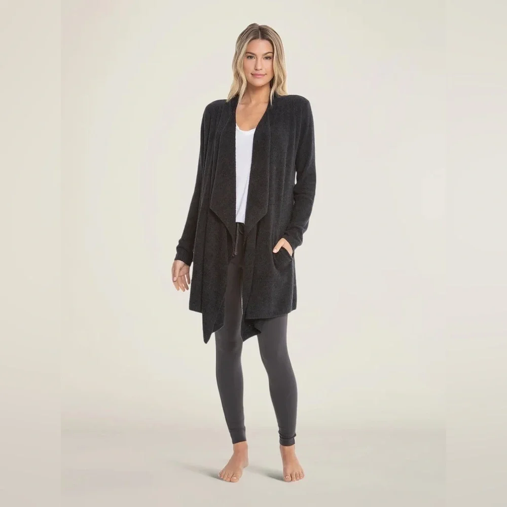 BAREFOOT DREAMS CozyChic Lite Island Wrap Grey Small Medium - Picture 1 of 13
